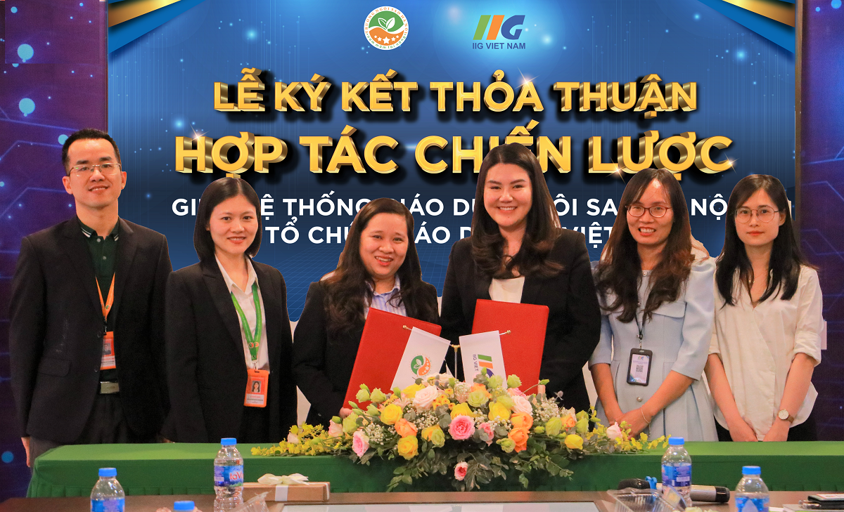 IIG Việt Nam ký kết hợp tác cùng trường Ngôi sao Hà Nội mở ra cơ hội phát triển trở thành công dân toàn cầu cho mỗi học sinh