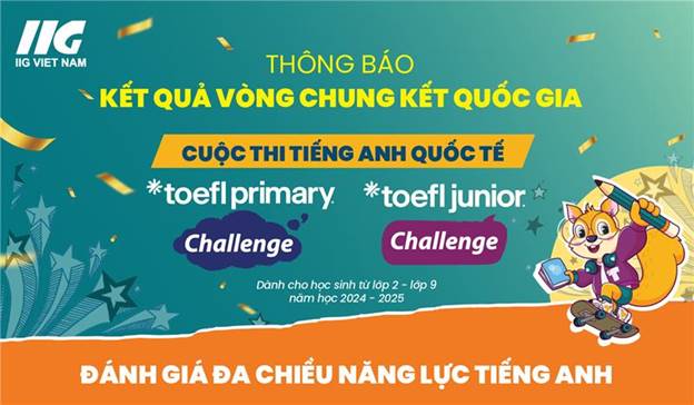 Thông báo kết quả Vòng Chung kết Quốc gia cuộc thi TOEFL Challenge năm học 2024 – 2025